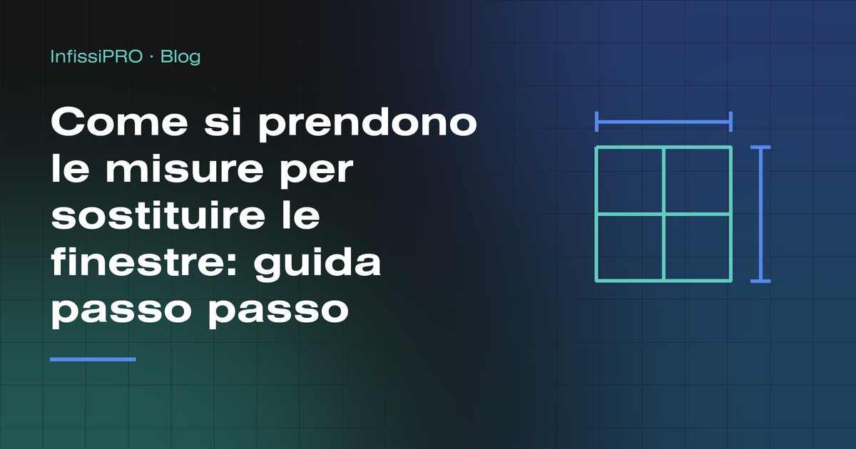 Mano che misura con un metro il vano di una finestra in una parete interna luminosa